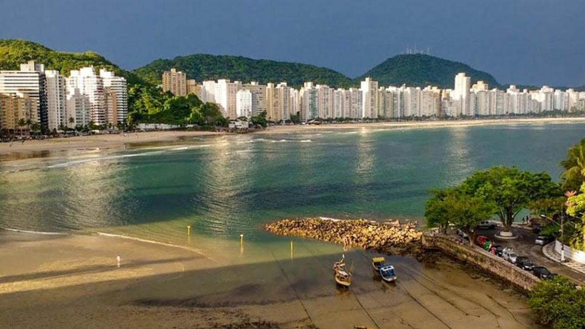 Apartamento Asturias Guaruja Bagian luar foto