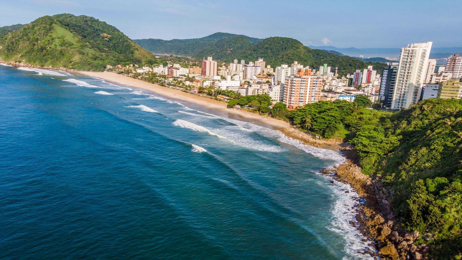 Apartamento Asturias Guaruja Bagian luar foto